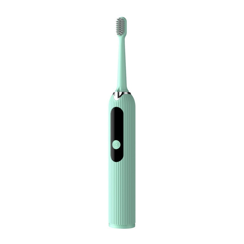 JMT-806922 Portable 3-Gear Oral Cleaning Tool with Ultrasonic Vibration and Four Cleaning Heads