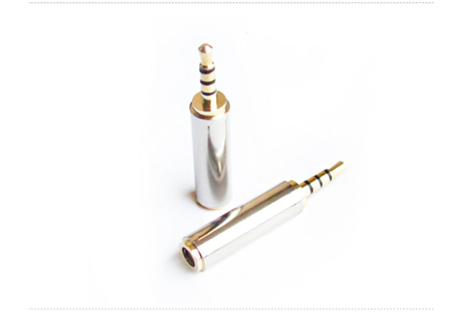 JMT-807114 2.5mm Male to 3.5mm Female Mobile Headset Adapter for Compatible Phones