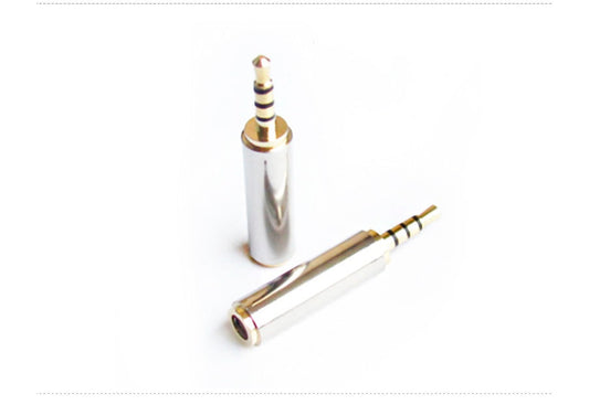 JMT-807114 2.5mm Male to 3.5mm Female Mobile Headset Adapter for Compatible Phones