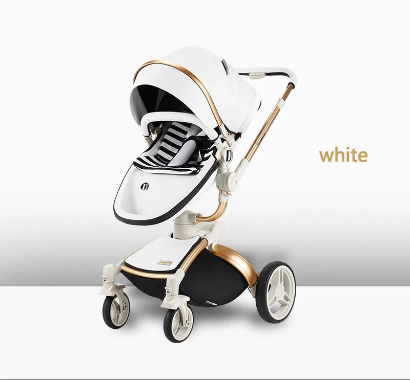 JMT-807114 Comfortable Large Space Foldable Baby Walker Chariot with PU and Aluminium Alloy Frame