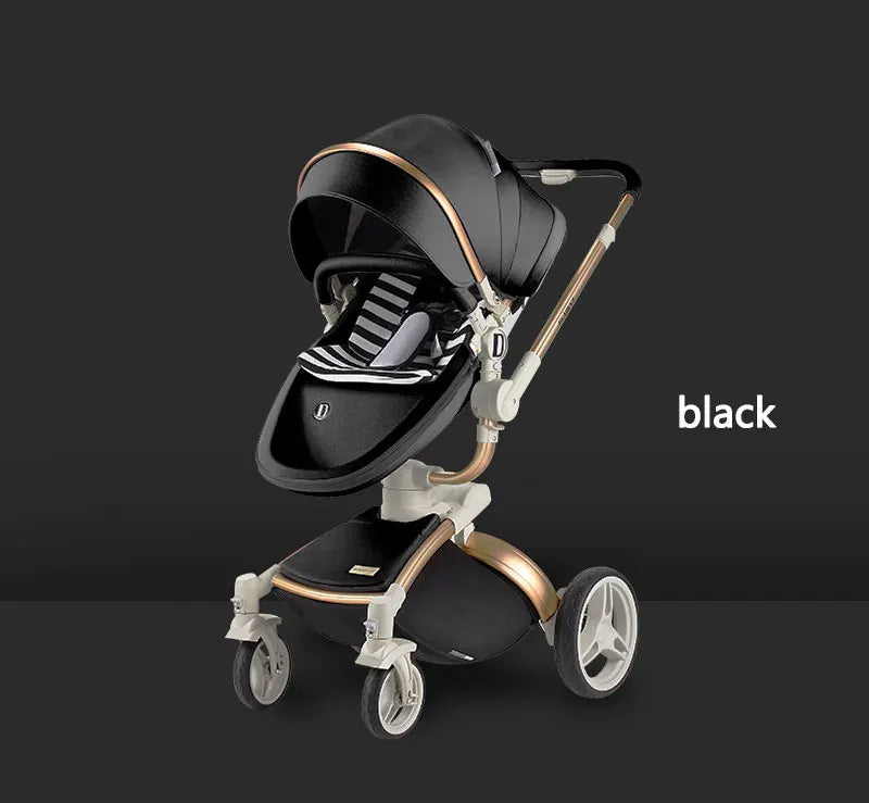 JMT-807114 Comfortable Large Space Foldable Baby Walker Chariot with PU and Aluminium Alloy Frame