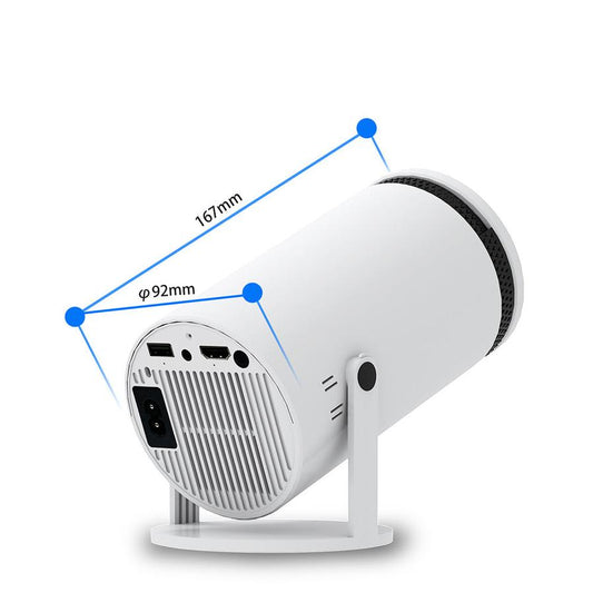 JMT-807114 Portable Mini 4K HD Projector with Bluetooth for Home Theater and Outdoor Use
