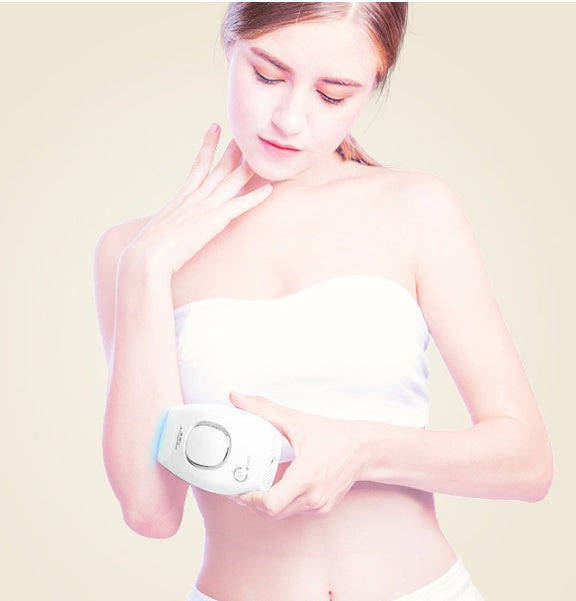 JMT-807178 Whole Body Laser Hair Removal Instrument with 300,000 Pulses - Pearl White, Versatile Use for Legs and Body