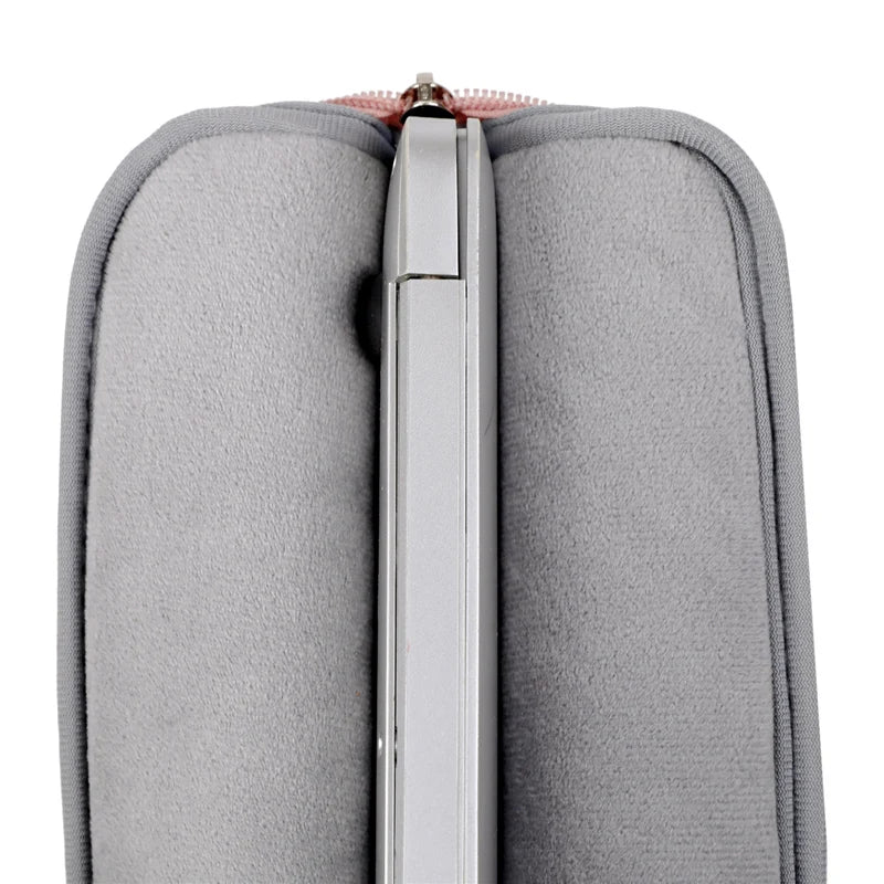 JMT-807754 Custom Soft Laptop Sleeve Cover for MacBook and Mac Pro - Black Briefcase Style