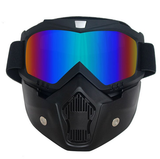 JMT-808010 Tactical Goggles for Motorcycle Helmets - Durable Outdoor Protection for Biking and Riding