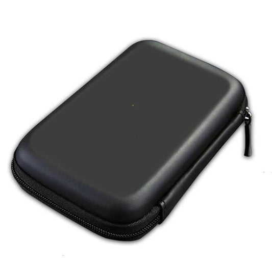 JMT-808266 Mobile Hard Drive Storage Bag with Protective Cover in Black - Simple and Stylish Design