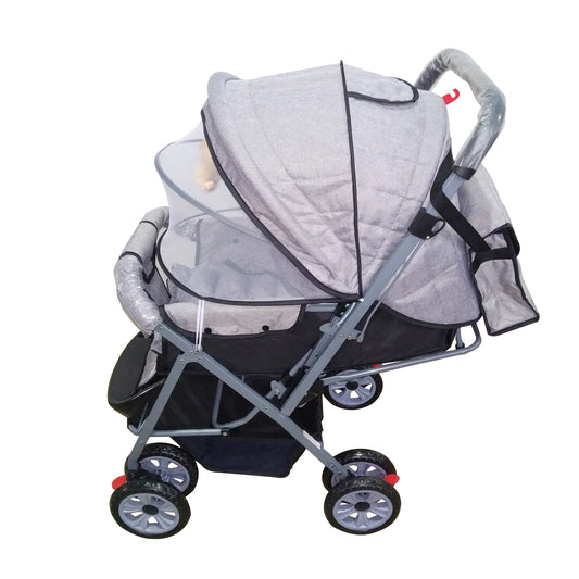 JMT-808266 Multi-functional Luxurious Baby Stroller with Versatile Carry Basket and Child Pram Features