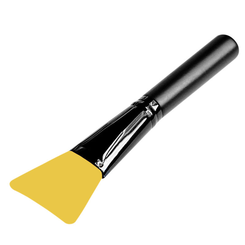 JMT-808330 Silicone Makeup Brush Tool with Long Wooden Handle - 14cm Adjusting Film Stick