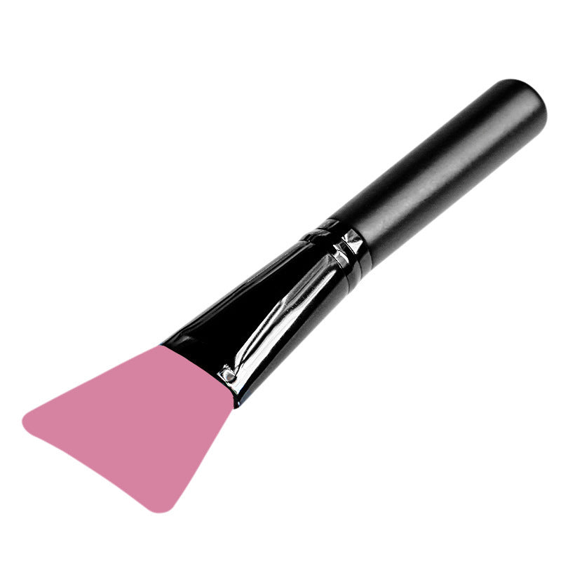 JMT-808330 Silicone Makeup Brush Tool with Long Wooden Handle - 14cm Adjusting Film Stick