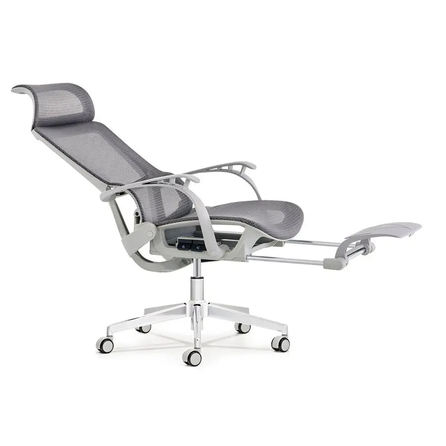 JMT-808522 High Back Mesh Office Chair with Ergonomic Design, Adjustable Headrest and Footrest, Big and Tall Support