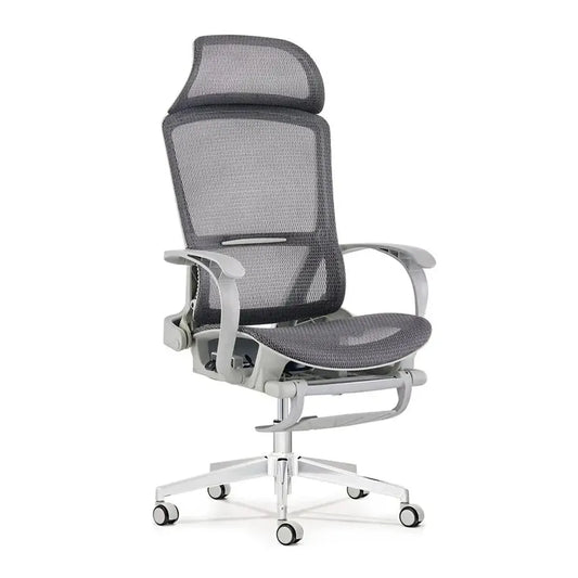 JMT-808522 High Back Mesh Office Chair with Ergonomic Design, Adjustable Headrest and Footrest, Big and Tall Support