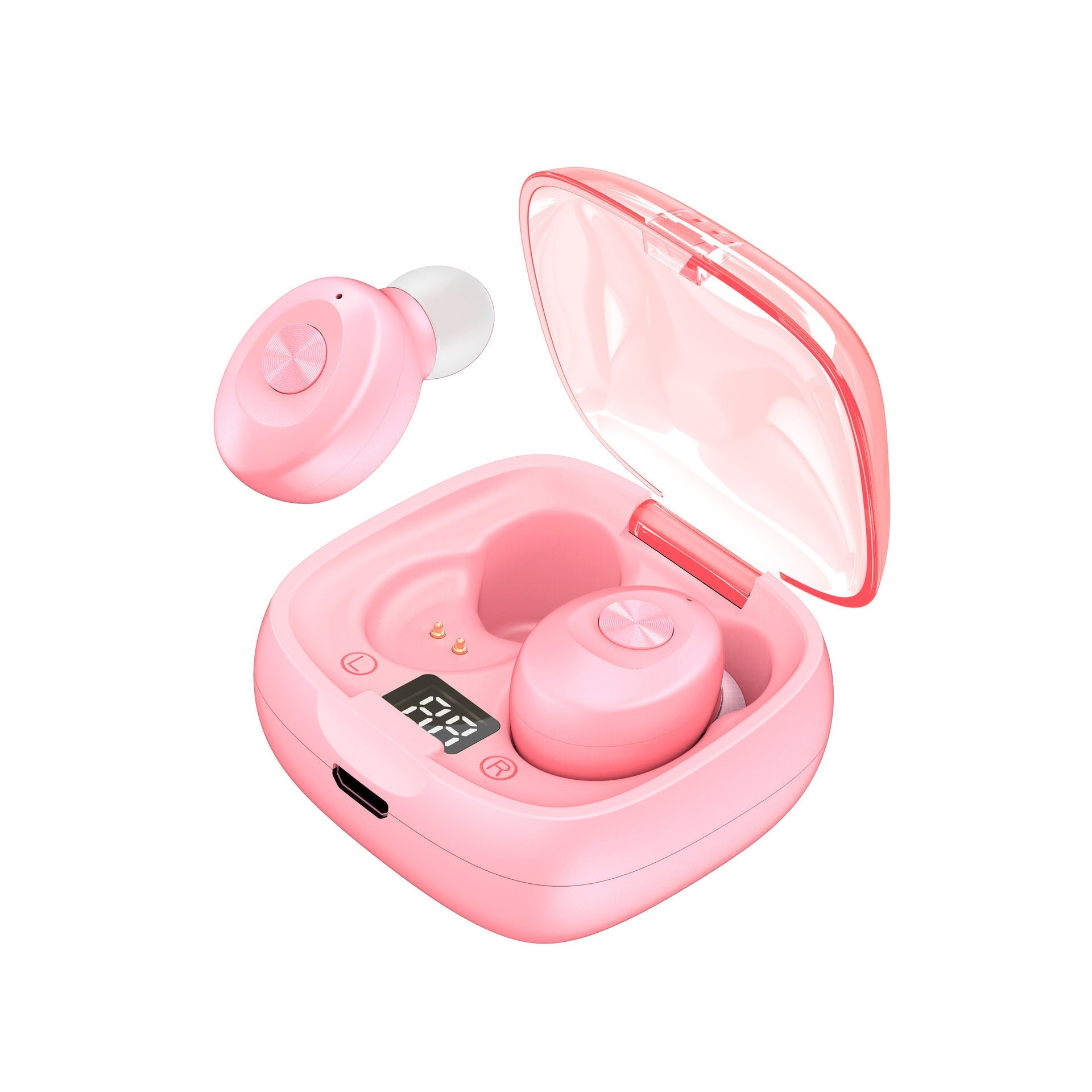 JMT-808586 Mini Wireless Bluetooth Earbuds, Waterproof Sport Headphones with Stereo Sound, Long Battery Life and Efficient Charging