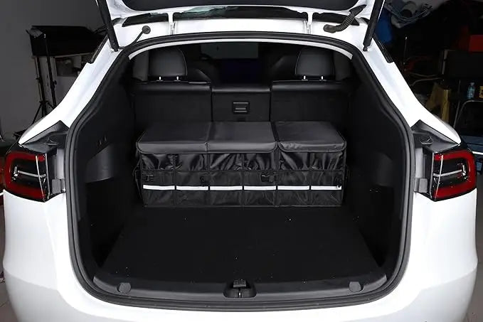 JMT-808714 Collapsible Multi-Compartment Car Trunk Organizer with Adjustable Straps