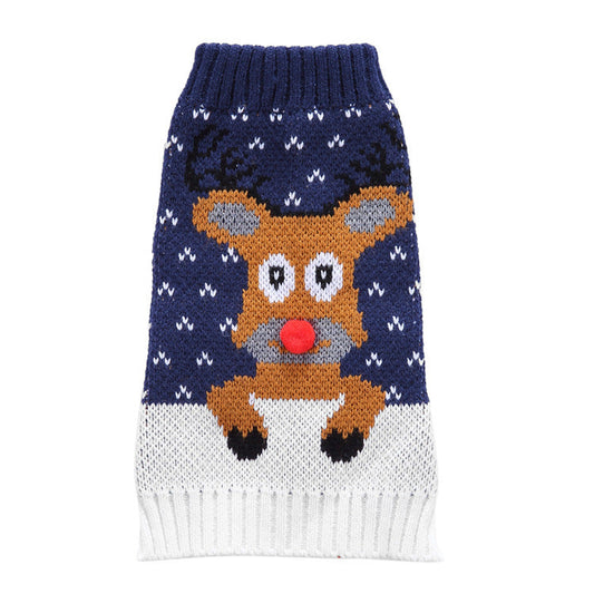 JMT-808714 Fashion Printed Dog Sweater for All Sizes – Cozy Polyester Material to Keep Pets Warm