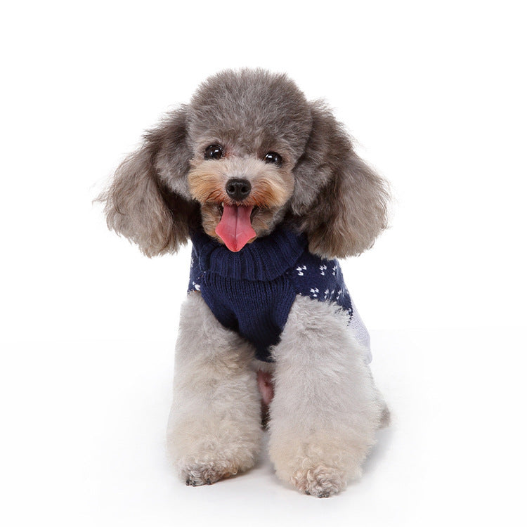JMT-808714 Fashion Printed Dog Sweater for All Sizes – Cozy Polyester Material to Keep Pets Warm