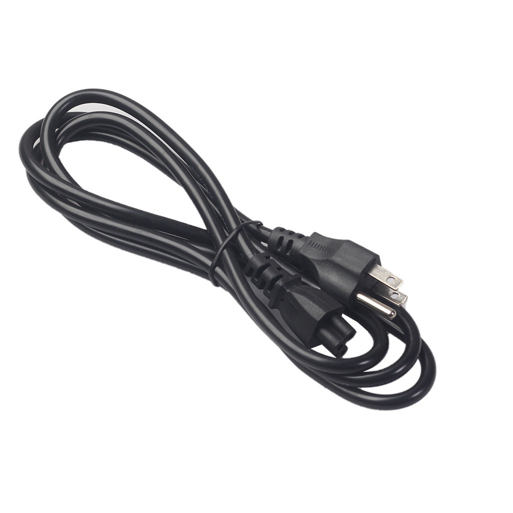 JMT-808906 Power Cable 1.2m, 1.5m, 1.8m, 3-Prong IEC C5, Black, 10A Max, Copper Connection Line