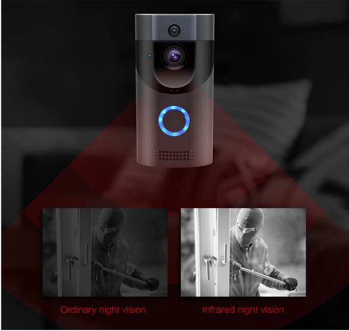 JMT-808906 Smart Wi-Fi Video Doorbell with Mobile Remote Intercom Functionality
