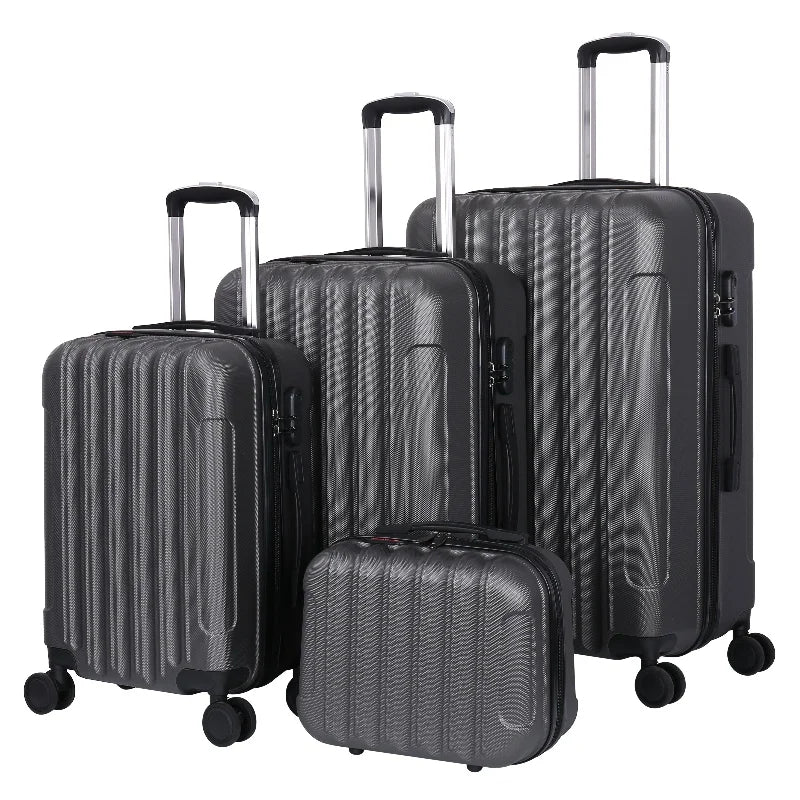 JMT-808970 Durable ABS Hard Shell Spinner Carry-On Trolley Suitcase for Travel