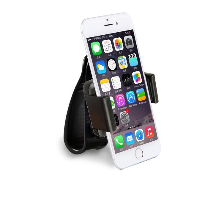 JMT-809098 Car Sun Visor Phone Mount for Universal Mobile Devices - Adjustable Clip for 35-90mm Widths, High Stability and Safe Viewing