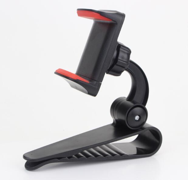 JMT-809098 Car Sun Visor Phone Mount for Universal Mobile Devices - Adjustable Clip for 35-90mm Widths, High Stability and Safe Viewing