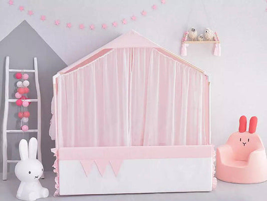 JMT-809098 Removable and Washable Pet Tent Nest in Pink, Green, and Blue - Available in Multiple Sizes