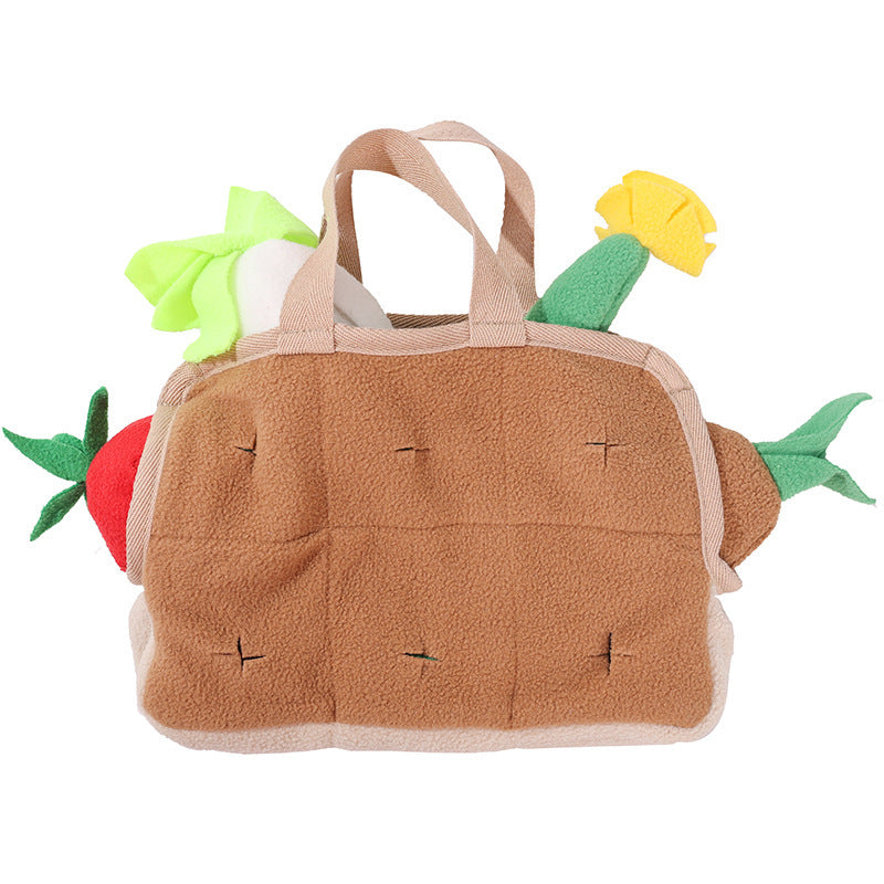 JMT-809226 Dog Puzzle Toy with Hidden Food for Training and Decompression – 25x18CM Polar Fleece Smell Pad