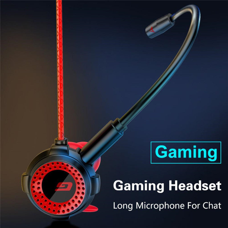 JMT-809226 Wired In-Ear Gaming Headset with Microphone for Mobile Gaming