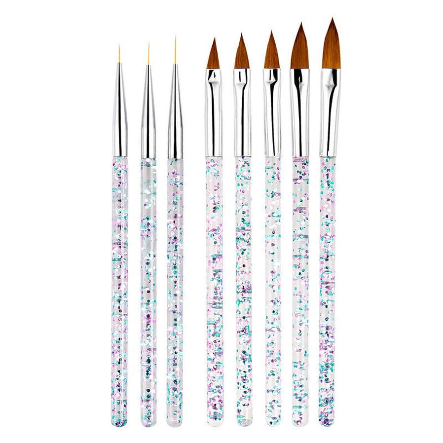 JMT-809546 Double-Headed Drill Pen Set with Pull Line and Silicone Tips – Complete Nail Tool Kit