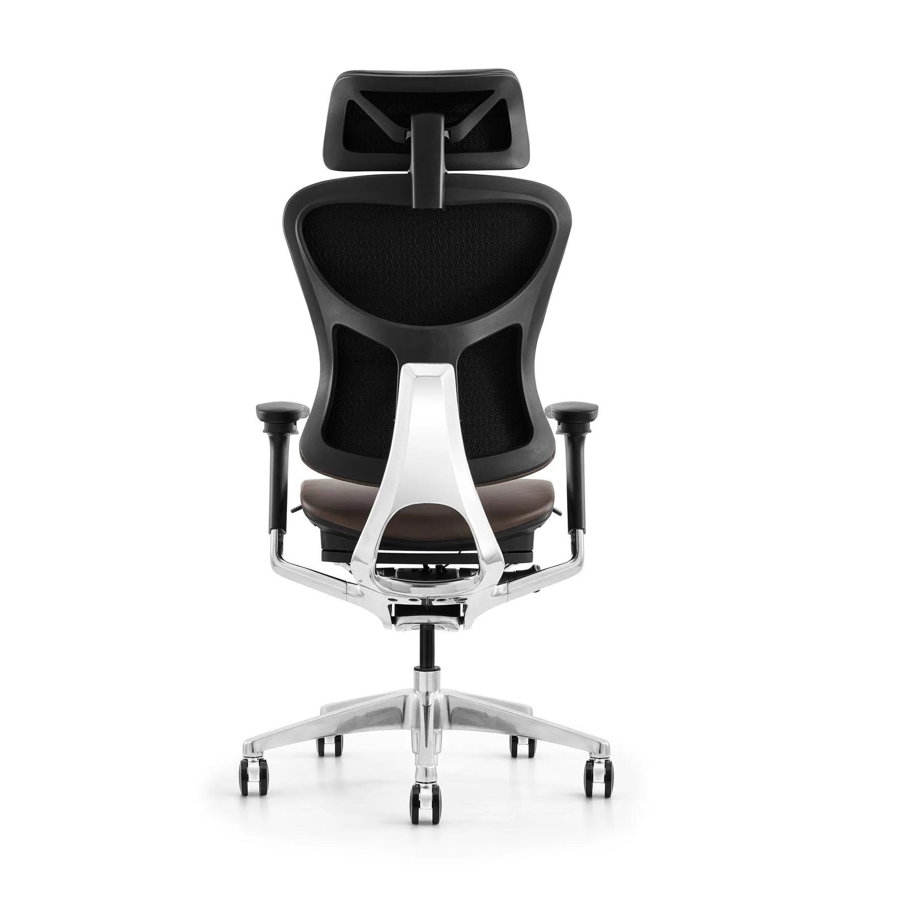 JMT-809674 Italian Genuine Leather Office Chair with 4D Armrests and Sliding Seat for Executive Use