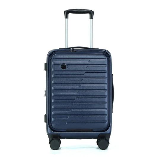 JMT-809802 Lightweight ABS PC Aluminium Trolley Case Travel Spinner Suitcase with Wheels