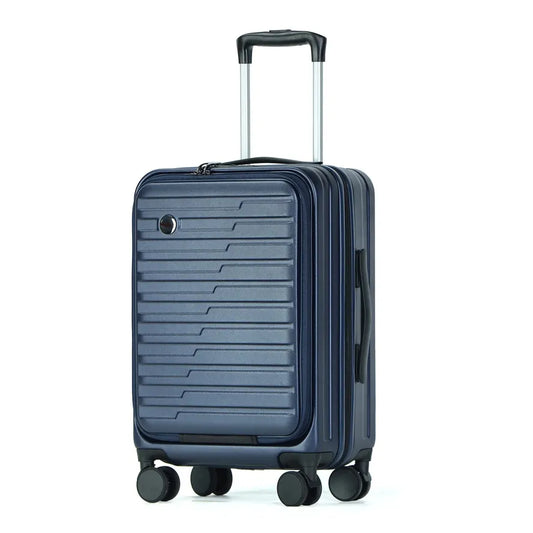 JMT-809802 Lightweight ABS PC Aluminium Trolley Case Travel Spinner Suitcase with Wheels