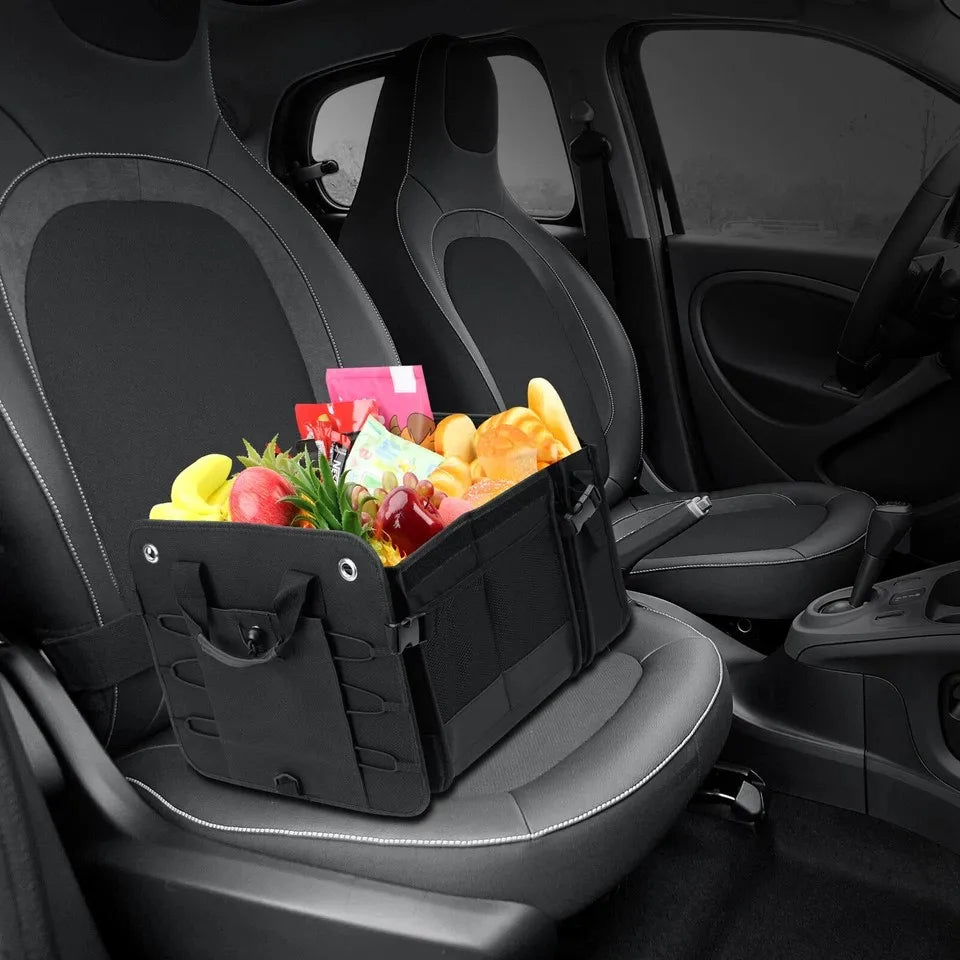 JMT-809866 Large Capacity Car Trunk Organizer with Handle for SUVs and Cars
