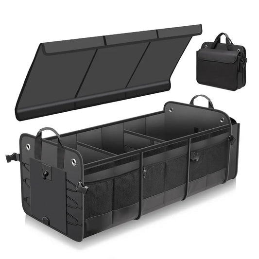 JMT-809866 Large Capacity Car Trunk Organizer with Handle for SUVs and Cars