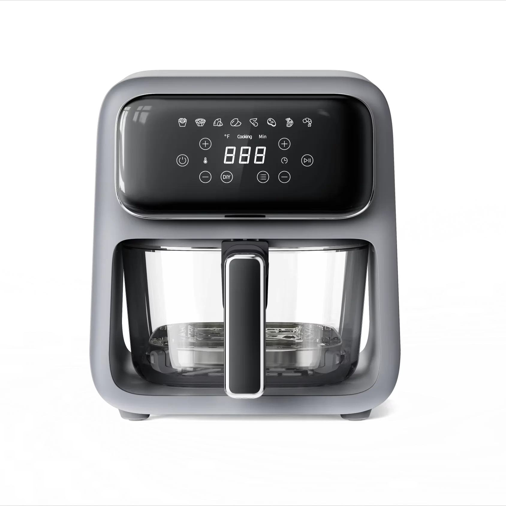 JMT-809994 4L Stainless Steel Electric Air Fryer with Multi-Function Cooking Capabilities