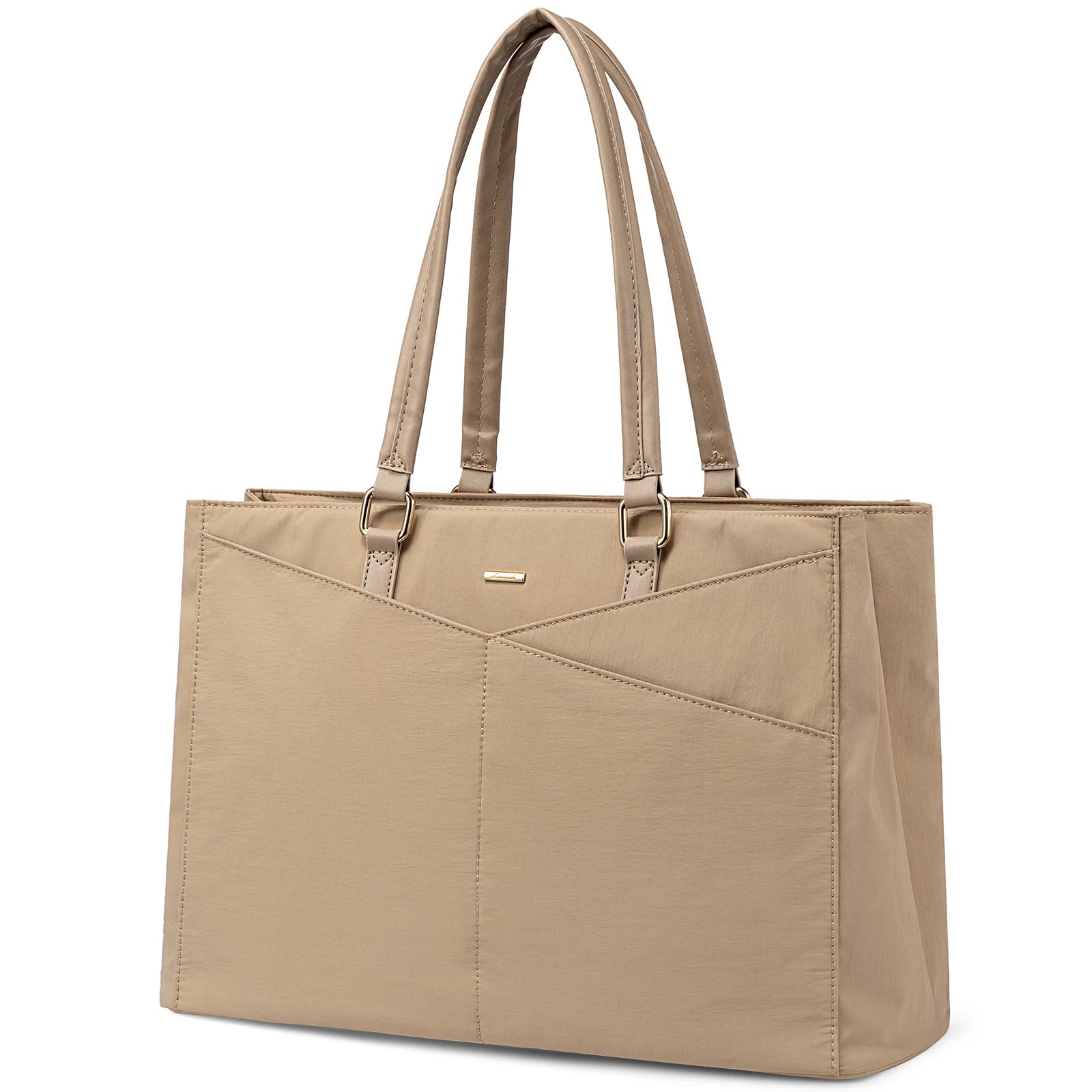 JMT-810058 Large Capacity Nylon Tote Bag for Work, Travel, and Office Use - 17in Computer Shoulder Briefcase