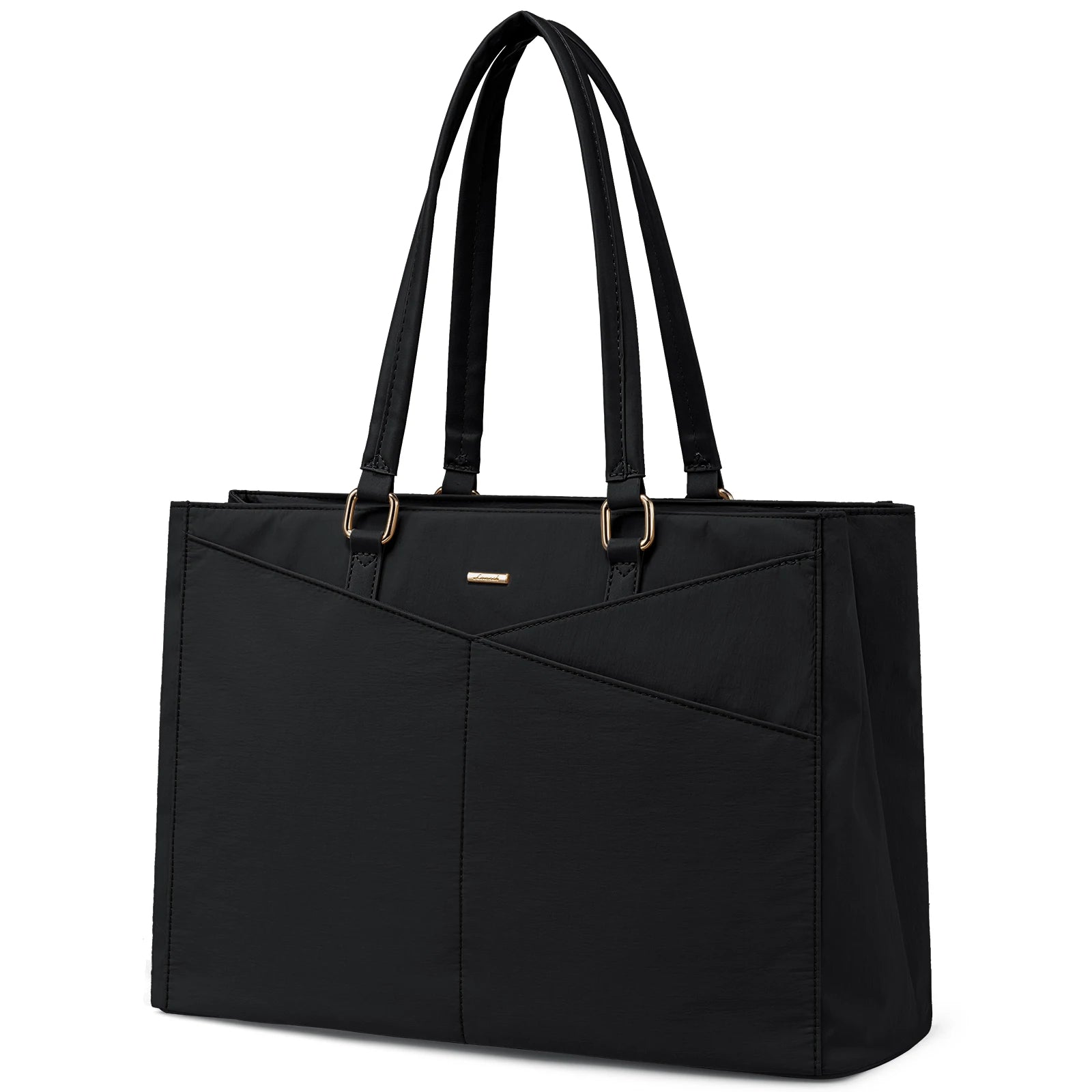 JMT-810058 Large Capacity Nylon Tote Bag for Work, Travel, and Office Use - 17in Computer Shoulder Briefcase