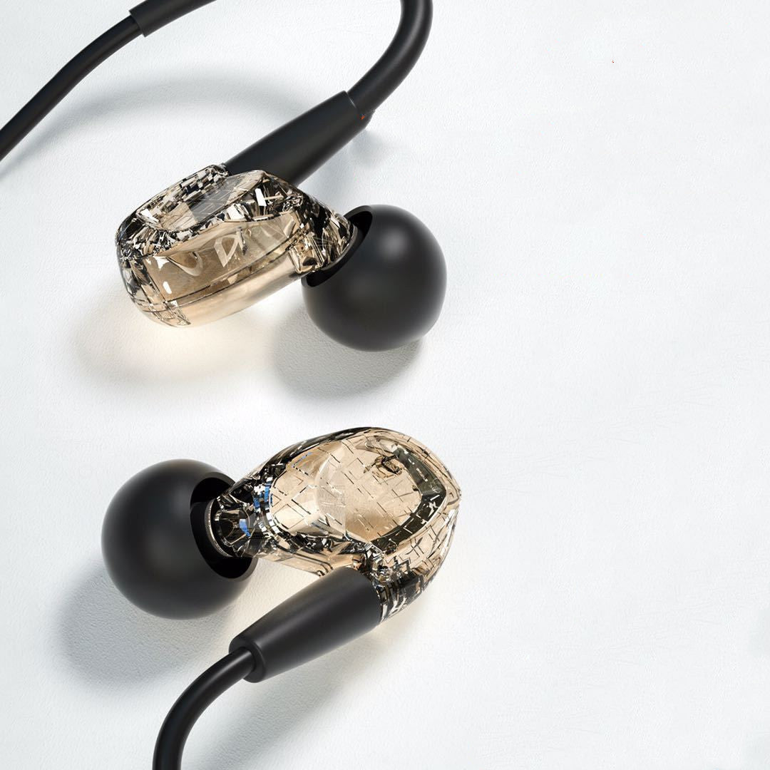 JMT-810058 Wired In-Ear Headphones with Microphone and 3.5mm Jack, Silicone Earplugs and 1.25m TPE Cable in White and Black