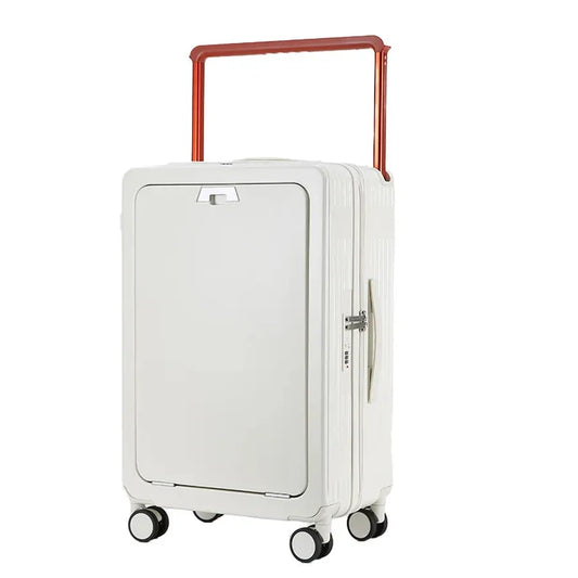 JMT-810122 Compact 20-Inch Expandable Suitcase with Laptop Stand and Smooth Rolling Wheels