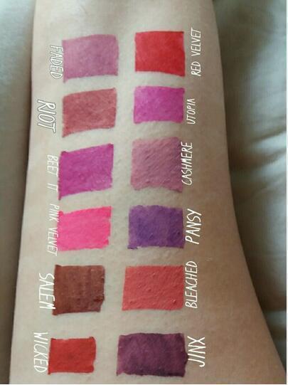 JMT-810506 Waterproof Matte Lipstick in Romantic Shades