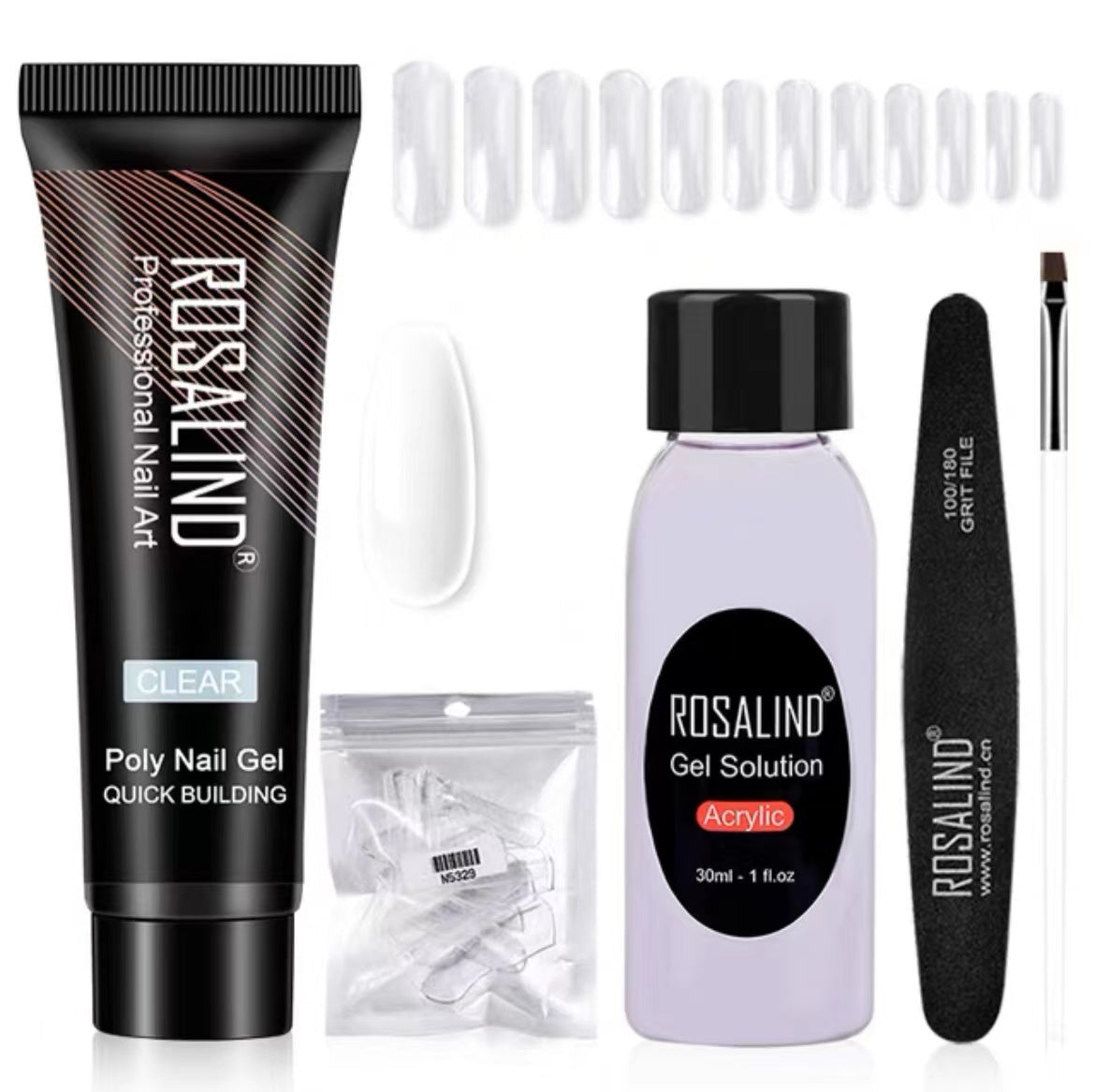 JMT-810698 Poly Nail Gel Manicure Set - Complete Nail Polish Kit for Stunning Nails