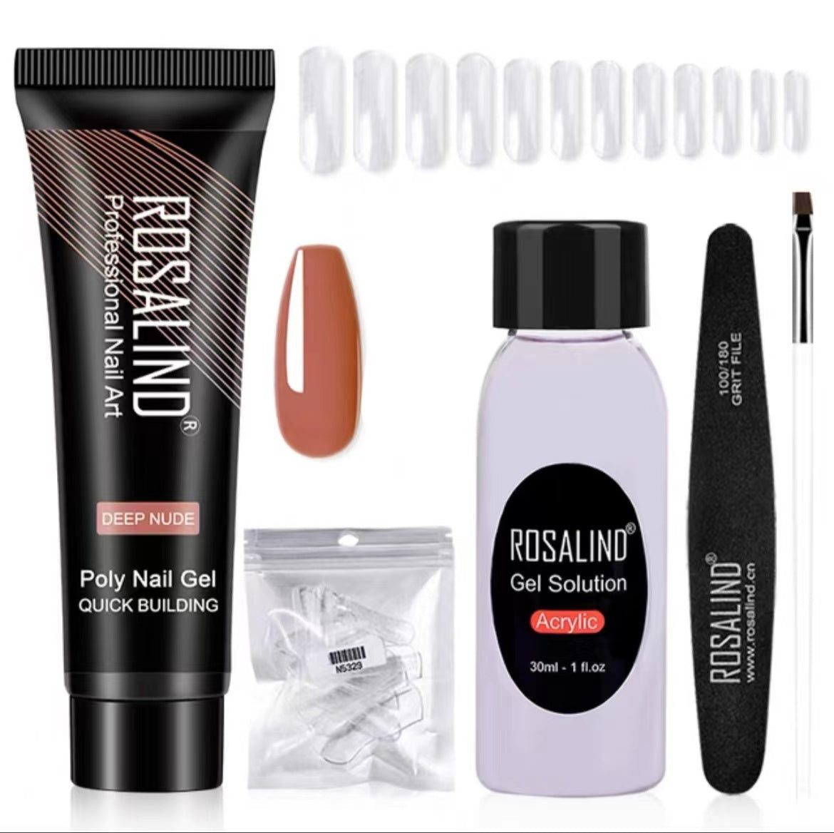 JMT-810698 Poly Nail Gel Manicure Set - Complete Nail Polish Kit for Stunning Nails