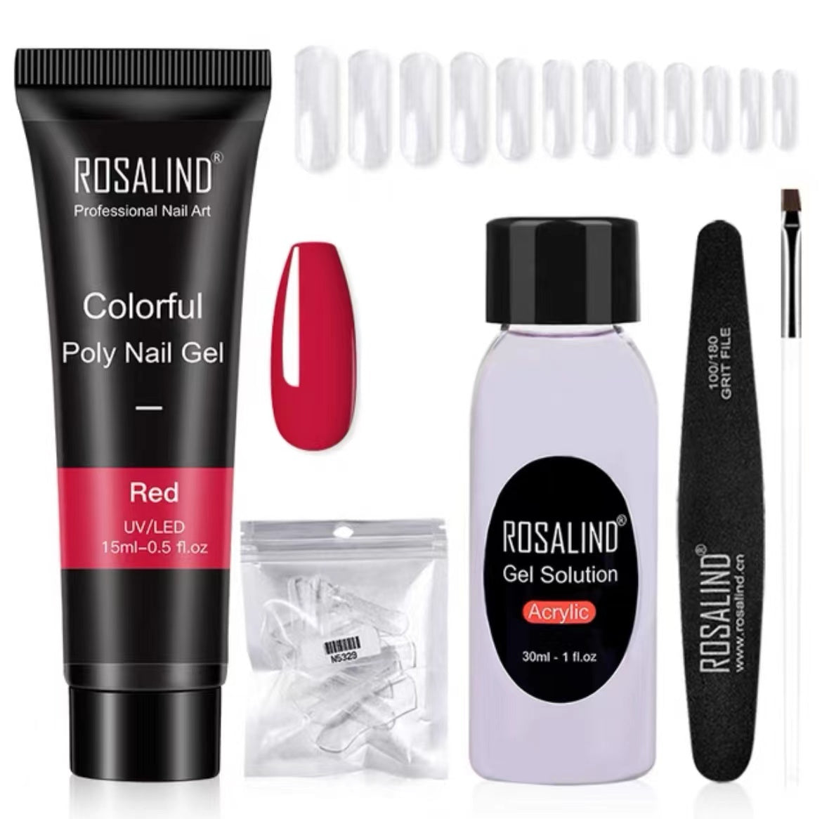 JMT-810698 Poly Nail Gel Manicure Set - Complete Nail Polish Kit for Stunning Nails