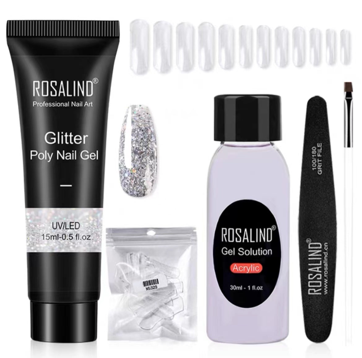 JMT-810698 Poly Nail Gel Manicure Set - Complete Nail Polish Kit for Stunning Nails