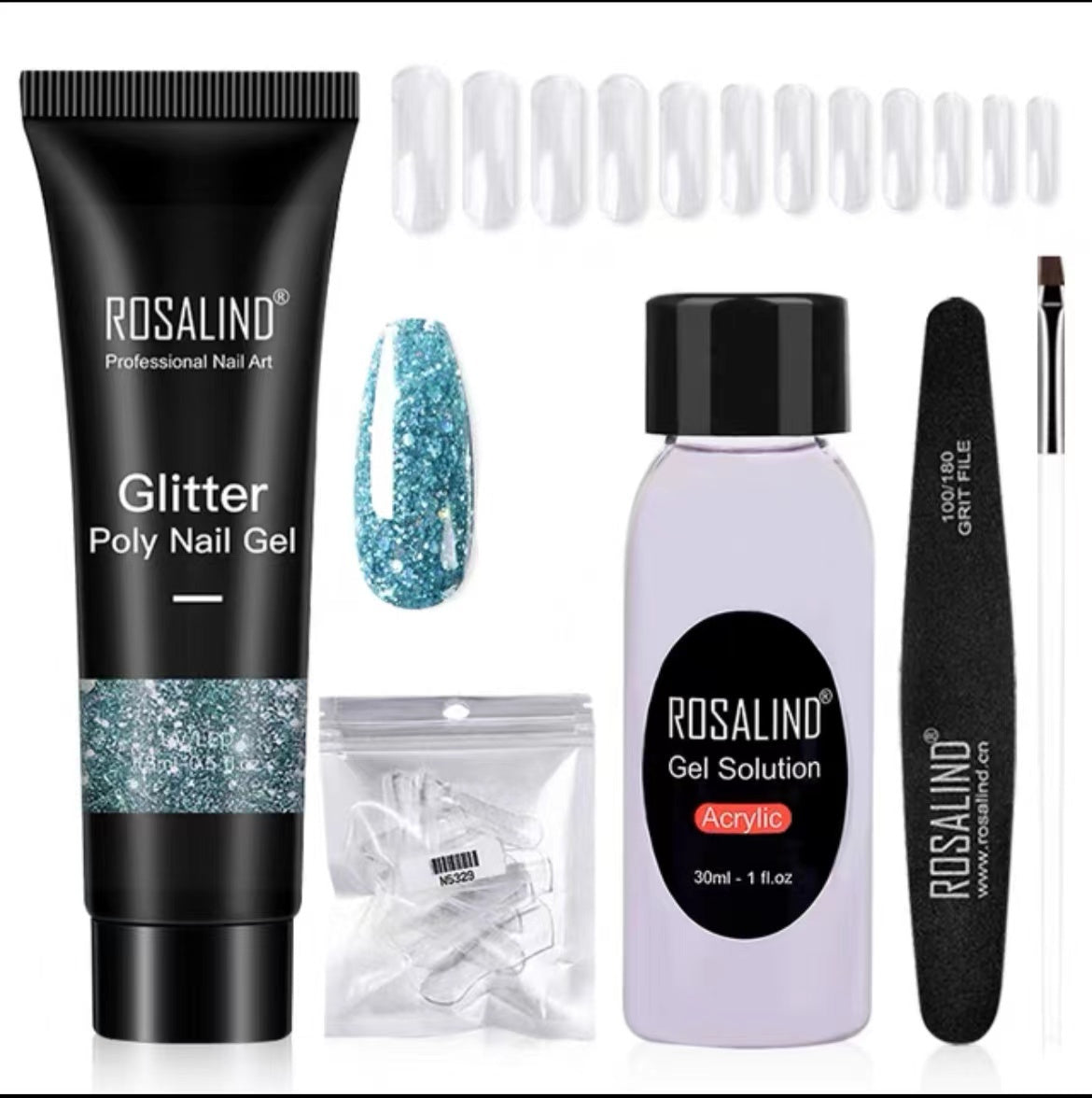 JMT-810698 Poly Nail Gel Manicure Set - Complete Nail Polish Kit for Stunning Nails