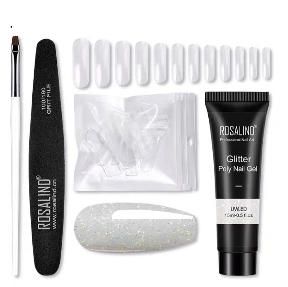 JMT-810698 Poly Nail Gel Manicure Set - Complete Nail Polish Kit for Stunning Nails