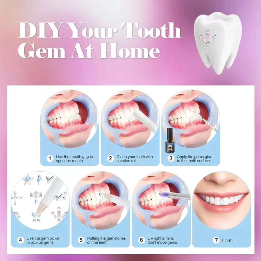 JMT-810762 Tooth Decoration Rhinestone Kit for Dental Aesthetics