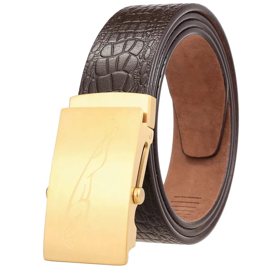 JMT-811146 Customizable Stainless Steel Men's Belt with Logo Option - Model LY36-61541-8