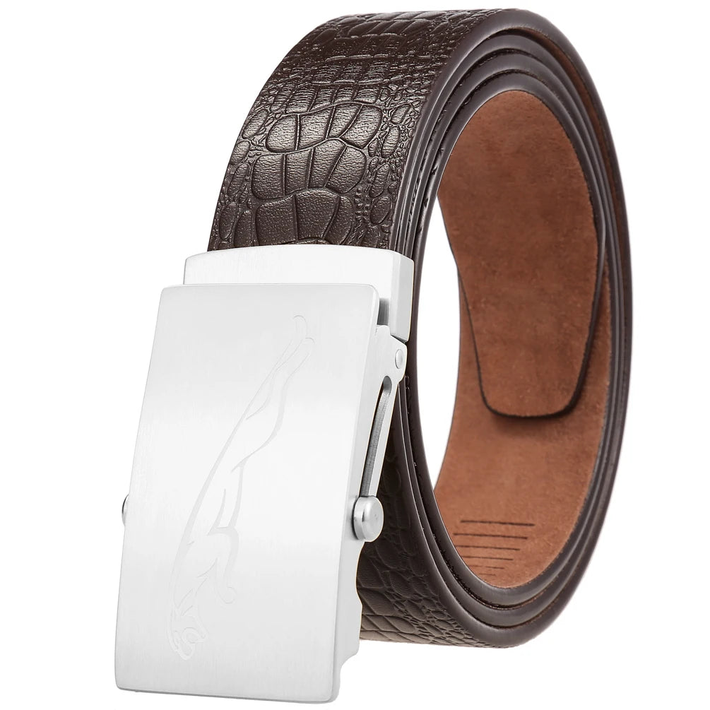 JMT-811146 Customizable Stainless Steel Men's Belt with Logo Option - Model LY36-61541-8