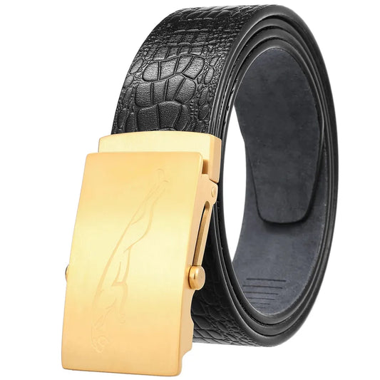 JMT-811146 Customizable Stainless Steel Men's Belt with Logo Option - Model LY36-61541-8
