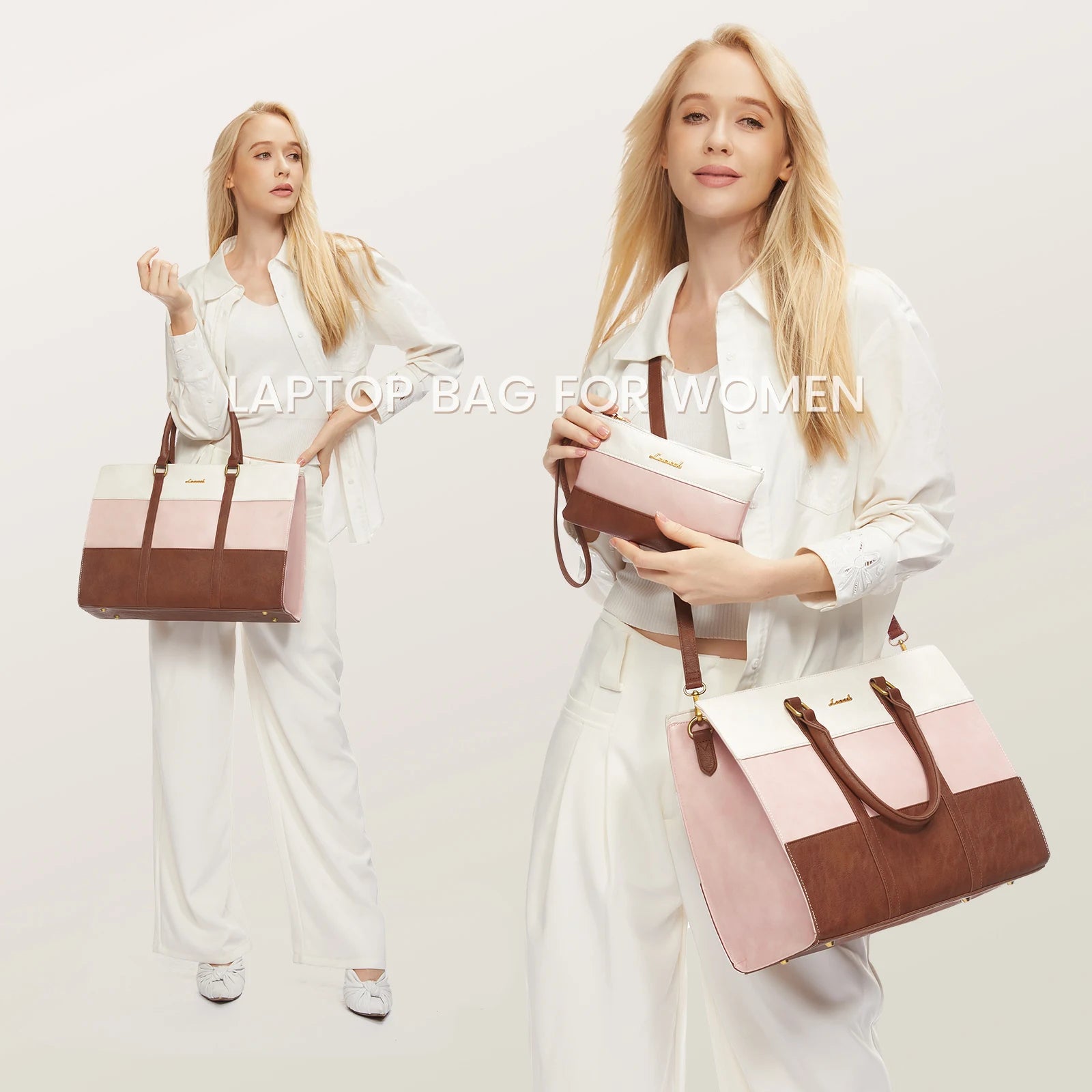 JMT-811210 Fashionable Women's Handbag Set for Office and Business - Waterproof Crossbody and Tote for Laptops